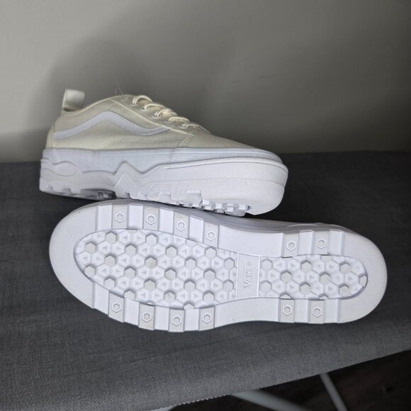 Men's - NWT Vans - Sentry Old Skool WC Heavy Canvas Sneakers Marshmallow Size 10 - Picture 6 of 10